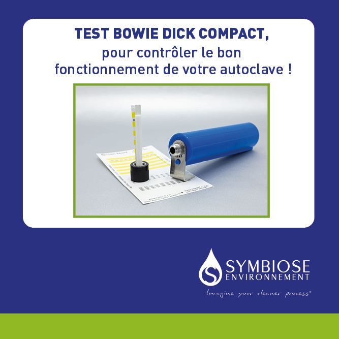 Notre test Bowie Dick Compact, pour contrôler le bon fonctionnement de votre autoclave !