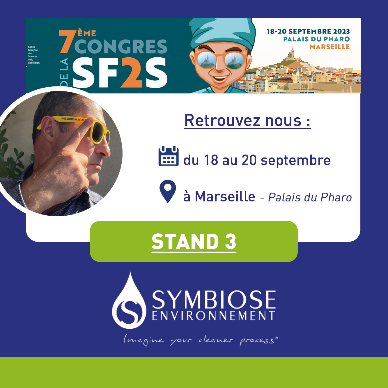 Retrouvez Symbiose au congrès de la SF2S à Marseille !