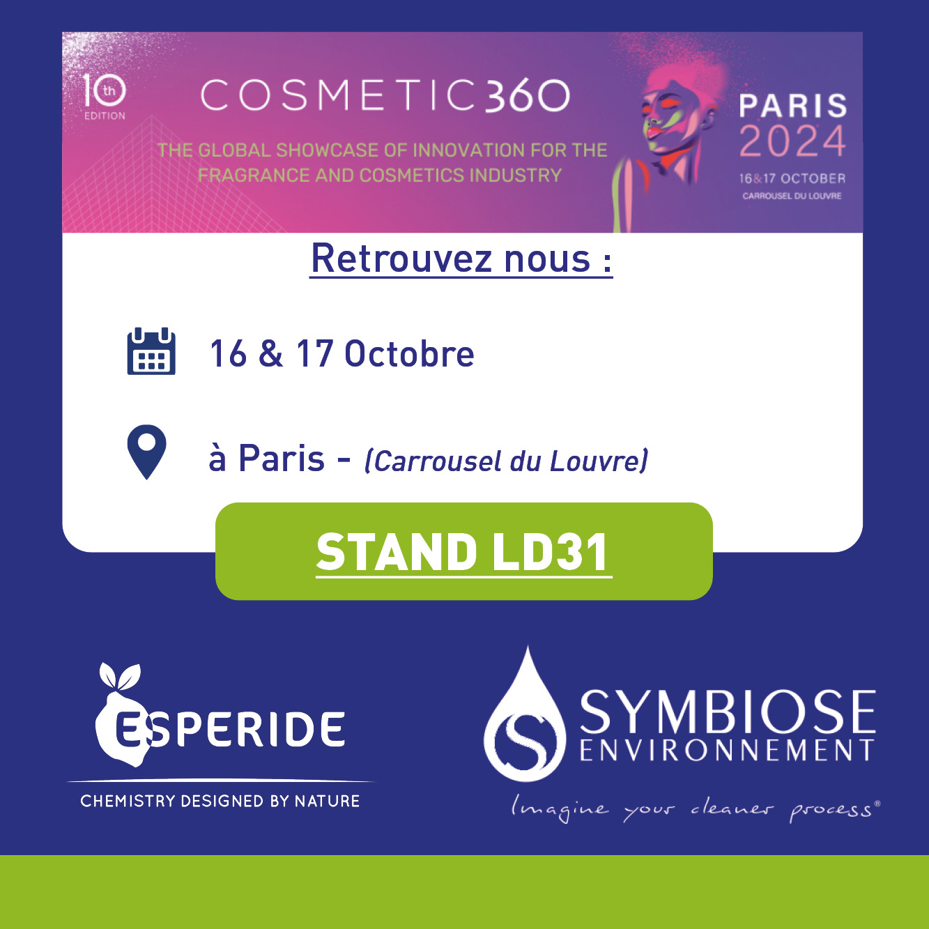 Retrouvez la gamme NEOS durant la salon COSMETIC360 !