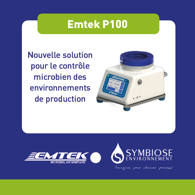 Emtek P100 : Échantillonneur d'Air Microbien pour un Contrôle Précis des Environnements de Production