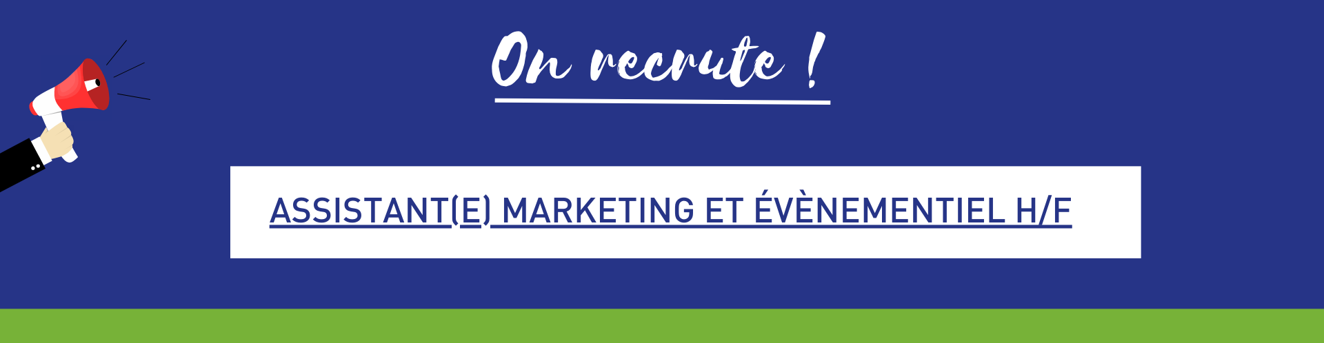 Assistant(e) marketing et évènementiel H/F