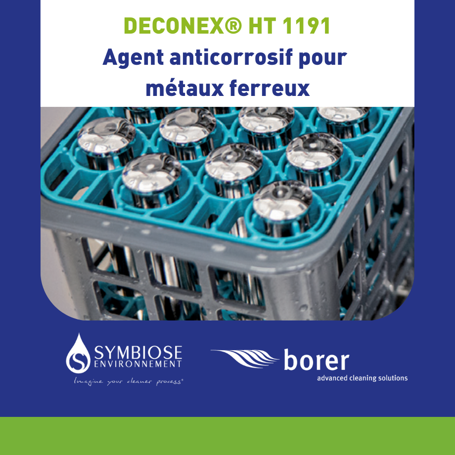 Protection contre la corrosion des alliages avec deconex HT 1191