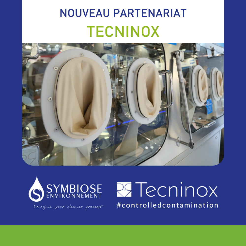 Isolateur de haute précision Tecninox, symbole du partenariat stratégique avec Symbiose Environnement pour la sécurisation des processus stériles